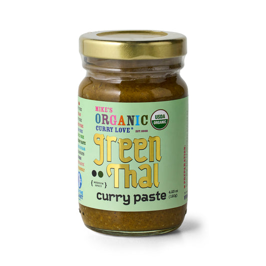 Organic Green Thai Curry Paste | 4.23 oz Glass Jar