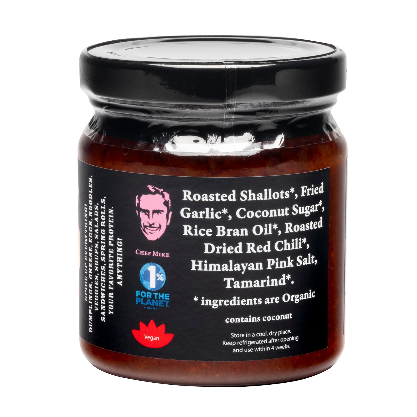 Organic Thai Chili Jam - Nam Prik Pao 🌶️ 🌶️ | 1 x 7 oz