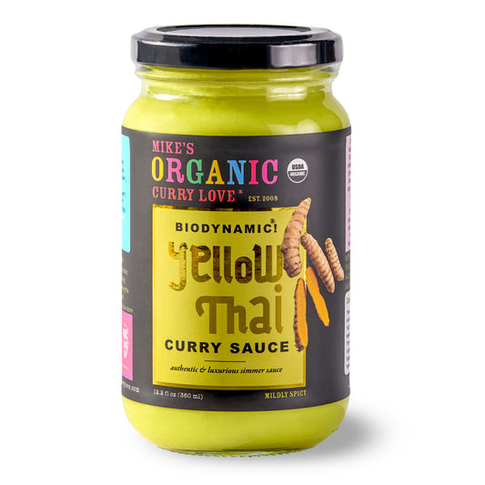 Organic & Biodynamic Yellow Thai Curry Sauce - 1 x 12.2 oz